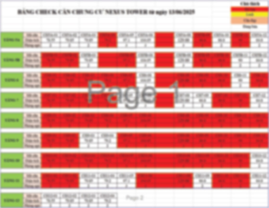 Bảng hàng Nexus Tower